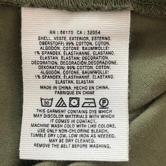 Maeve Anthropologie Oona Utility
Dress Army Green Size 2 - Picture 6 of 8